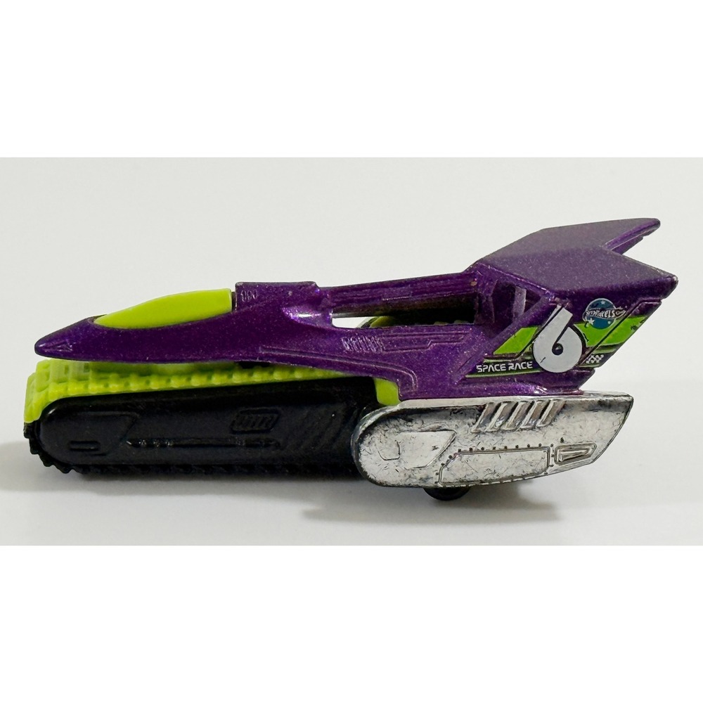 Hot Wheels Space Race Tank Kids‎ One Size Purple Neon Green Die-Cast Vehicle #6